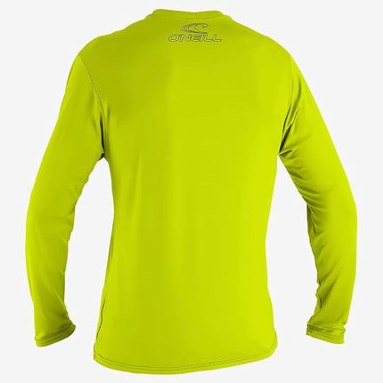 O' NEILL Maillot de Bain Anti-UV Manches Longues pour Jeune Unisexe Basic Skins 50+, Citron Vert, 16
