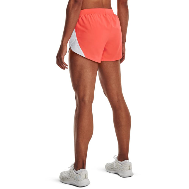 Under Armour Womens Fly by 2.0 Shorts Orange XS