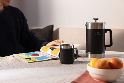 STANLEY Classic Stay-Hot French Press 48oz Cream Gloss