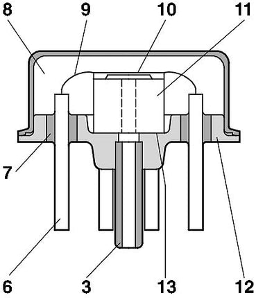 Bosch 0261230110 Pressure and Temperature Sensor, Fuel