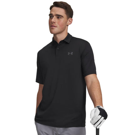 Under Armour Men's Matchplay Polo Shirt, Black, S