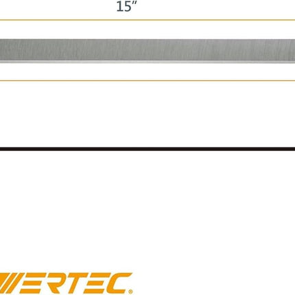 POWERTEC 15 Inch Planer Blades for Delta DC-380, 22-677, 22-680, 22-780X, 22-785X, 22-790X, Grizzly G1021, G0453 Planer, Replacement for Delta 22-677, Grizzly G6701 Planer Knives, Set of 6 (12805DD)