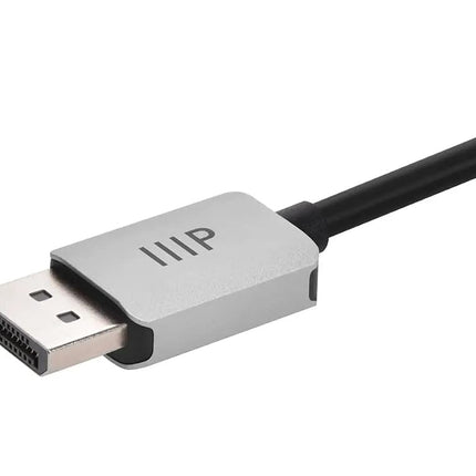 Monoprice DisplayPort 1.4 Cable to 8K HDMI - 6 Feet | 32AWG, 8K@60Hz, Up to 32.4Gbps Bandwidth, for Video Game Console, Gaming Monitor, Apple TV, or Laptop Computer