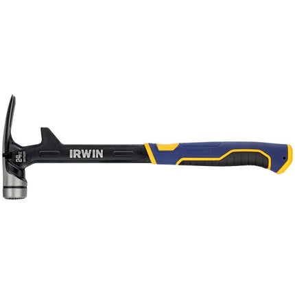 IRWIN Framing Hammer, 24oz Steel Demolition Hammer with Magnetic Nail Starter (IWHT51024)
