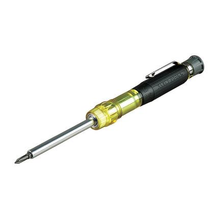 Precision Screwdriver, Precision HVAC 3-in-1 Pocket Screwdriver with Schrader Bit, Klein Tools 32613