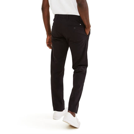 Pantalones chinos Dockers Athletic Fit Ultimate para hombre con Smart 360 FlexPantalones casuales, (nuevo) negro, 8