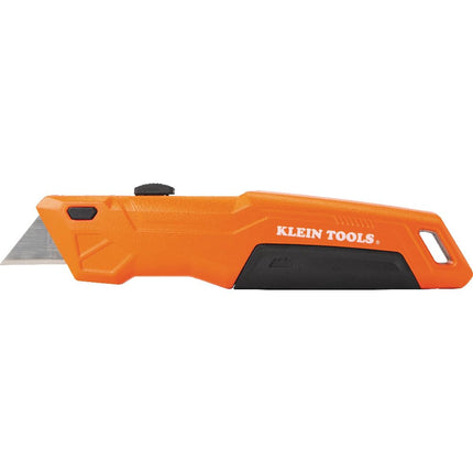 Klein Tools 44312 2-Piece Folding Utility Knife and Slide-Out Knife Set, FLICKBLADE, Retractable with On-Tool Blade Storage, Includes 5 Blades