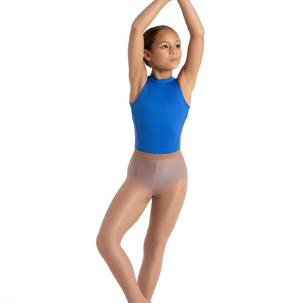 Capezio Ultra Shimmery Tight - Girls, Suntan, Small, Suntan, S
