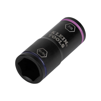 Klein Tools 66073 Impact Driver Flip Socket, 15/16- and 7/8-Inch Sizes, Use with Klein Tools Compact Impact Wrenches BAT20CW, BAT20CW1