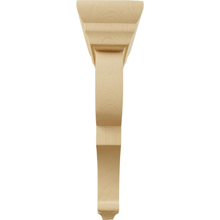 Ekena CORW03X06X12RJAL 3-Inch Width x 6 1/2-Inch Depth x 12-Inch Height Large Rojas Wood Corbel - Alder