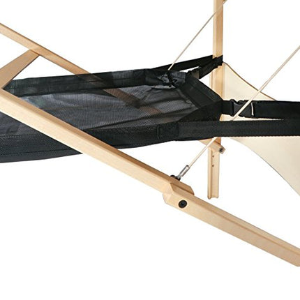 Hammock, Porta Shelf, Wood-Frame Portable Massage Table Storage Shelf for Bolsters, Cushions, Pillows, Sheets and Accessories, Creates More Space Under Your Table (Massage Table not Included)