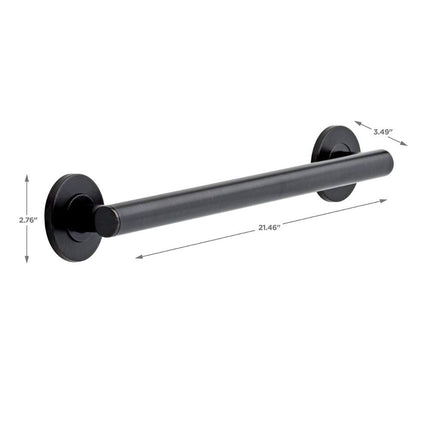 Delta Faucet 41818-RB Contemporary Grab Bar, 18", Venetian Bronze