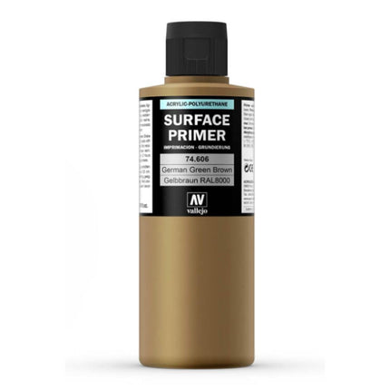 Vallejo 74606 Surface Primer German Green Brown 200 ml