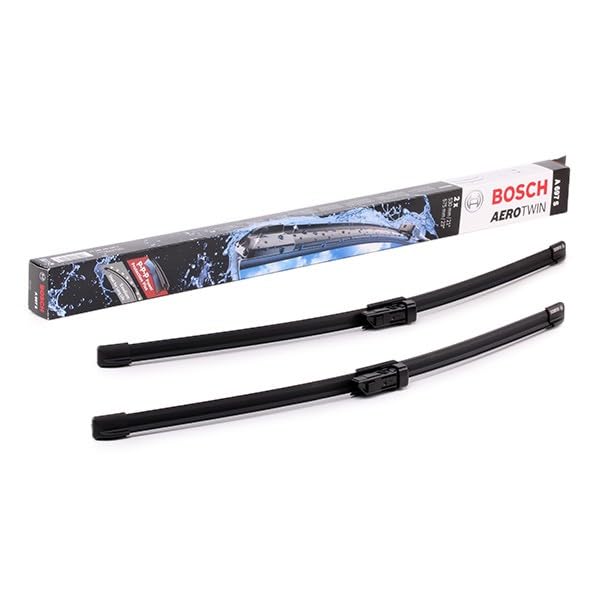 Bosch Wiper Blade Aerotwin A697S, Length: 530mm/575mm – Set of Front Wiper Blades - Only for Left-Hand Drive (EU)