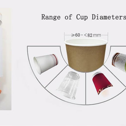 HKeeper Disposable Cup Holder Wall Mounted Water Cooler Cup Dispenser,Paper or Plastic Cups Organizer(M,with magnet)