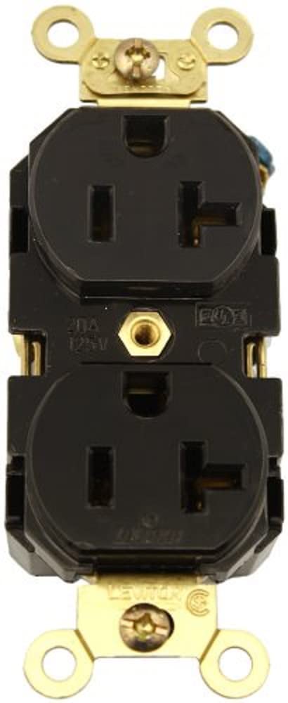 Leviton 5362-E 20-Amp, 125-Volt, Industrial Heavy 