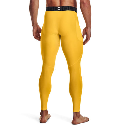Under Armour Mallas HeatGear Armour para Hombre, (790) Taxi / / Negro, 4XG