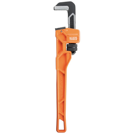 KLEIN TOOLS 68228 18-Inch Cast Iron Pipe Wrench, Heavy Duty Adjustable Plumbing Wrench with I-Beam Handle, 2-1/2-Inch Jaw Capacity