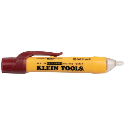 Klein Tools NCVT2P Dual Range, Non-Contact Voltage Tester, 12-1000V AC, Visual and Audible Indicators, Auto Power Off