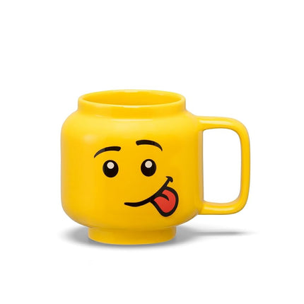 Room Copenhagen LEGO Ceramic Mug, Silly Boy Face, Large