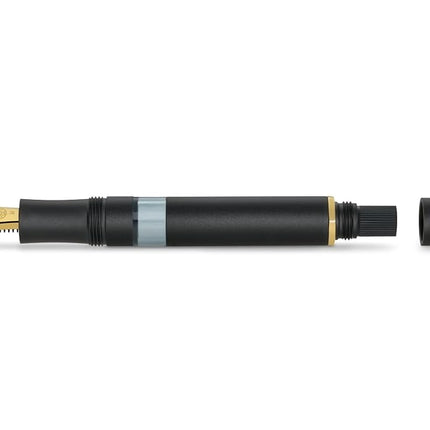 Kaweco PISTON SPORT AL Black/Gold Starter Set I Nib: BB (Extra Broad)