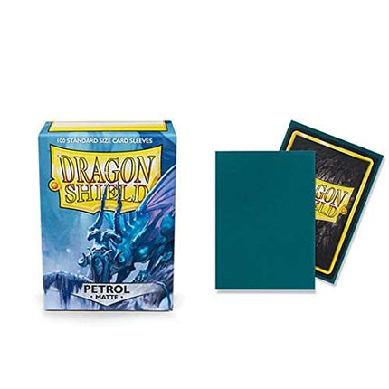Dragon Shield 10 Packs Matte Petrol Standard Size 100 ct Card Sleeves Display Case