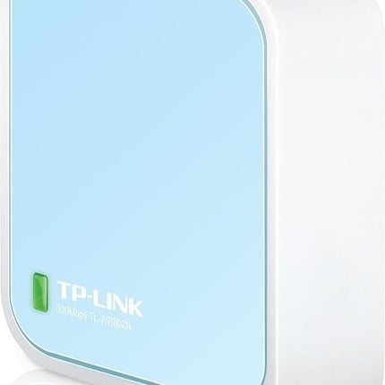 TP-Link TL-WR802N Wireless Travel WiFi Router, N300 WLAN Nano Portable WiFi Booster, Support Access Point, TV Adapter, Client, Range Extender, Repeater, Hotspot Operation Modes, Pocket-size