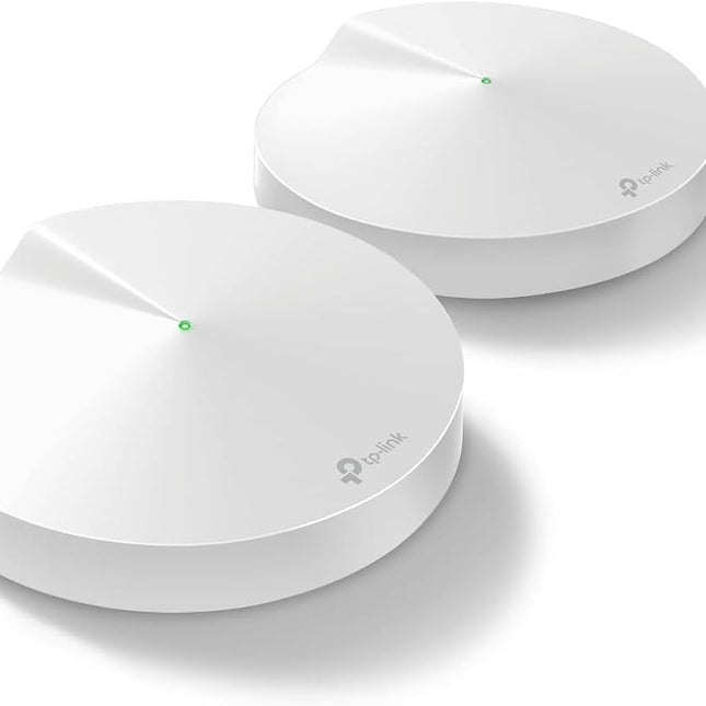 TP-Link Deco Whole Home Mesh WiFi System (Deco M5) – Up to 3,800 Sq. Ft. Coverage, WiFi Router/WiFi Extender Replacement, AC1300 Gigabit Ports, Parental Controls/Anitivirus, Seamless Roaming, 2-Pack