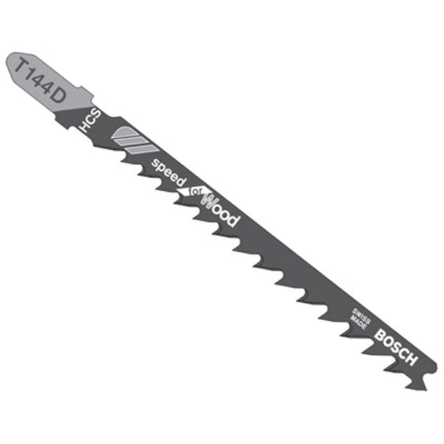 Bosch T144D100 100-Piece 4 in. 6 TPI Speed for Woo