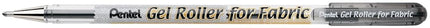 Gel Roller Fabric Pens 1.0mm-Black