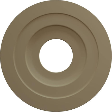 Ekena Millwork CM11BLFIF Jet Blackthorne Ceiling Medallion, FireBrick