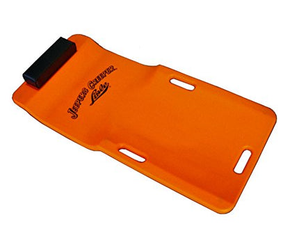Chariot de visite Lisle 93202 en plastique fluo orange à profil bas