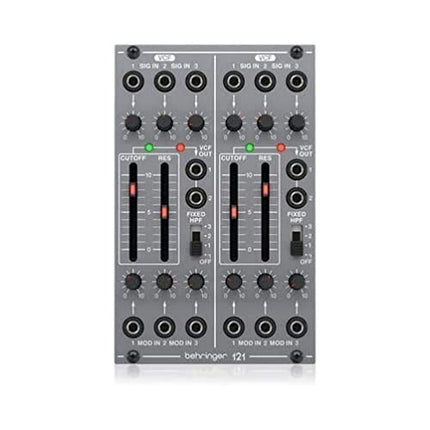 Behringer 121 DUAL VCF Legendary Analog Dual VCF Module for Eurorack