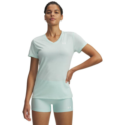 Under Armour Womens Tech Twist V Neck Short Sleeve