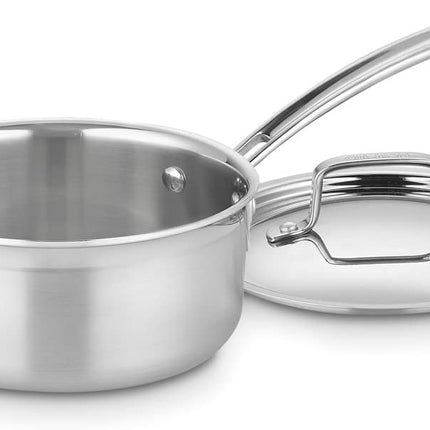CUISINART MCP19-16N MultiClad Pro Stainless Steel 1-1/2-Quart Saucepan with Cover