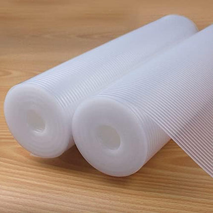 Refrigerator Liners, Shelf Liners for Kitchen Cabinet, Washable Oil-Proof for Drawer, Shelves, Storage, 12 Inches x 20 FT, Non-Slip (12 Inches x 20 FT x 2 Rolls)