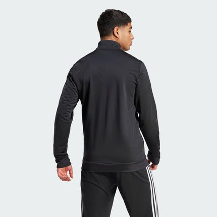 adidas mens Warm-up Tricot Regular 3-stripes Track Jacket Black/White Large