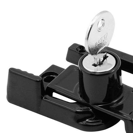 Prime-Line Products F 2583 Window Sash Lock, Keyed Cam Action, Universal, Black Diecast