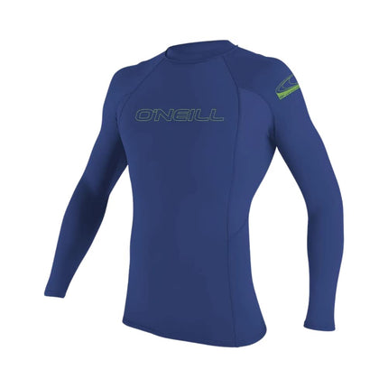 O'NEILL Wetsuits Youth Basic Skins UPF 50+ Short Sleeve Rash Guard, Pacific, 6