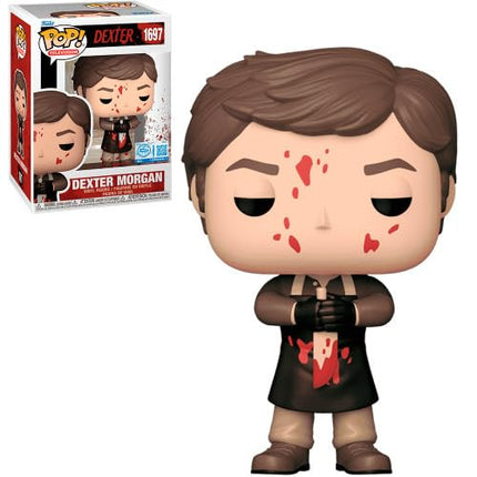 Funko POP Dexter Morgan Bloody Exclusive 1697 Bundled with Compatible Box Protector Case