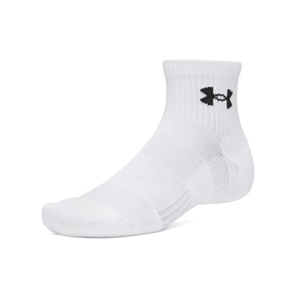 Under Armour Unisex Performance Cotton Quarter Socks 3 Pack