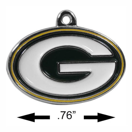 Siskiyou Sports NFL Green Bay Packers Euro Bead Necklace, 18-Inch