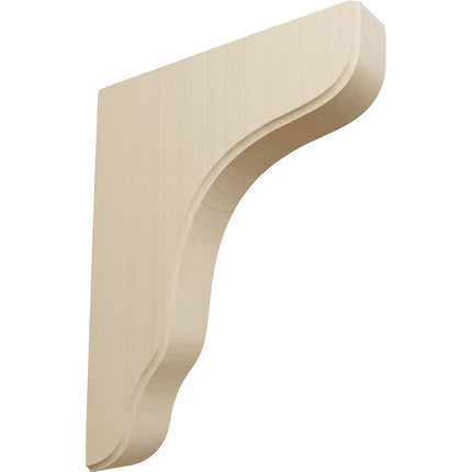Ekena BKTW02X09X11PLRW 1 3/4" W x 8 1/2" D x 11" H Plymouth Bracket, Rubberwood, Rubber Wood
