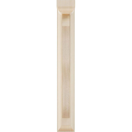 Ekena BKT01X09X11HARW 1 1/2" W x 9" D x 11" H Hamilton Traditional Bracket, Rubberwood, Rubber Wood