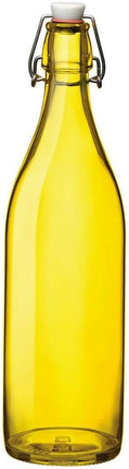 Bormioli Rocco Giara Red Glass Swing Top Bottle, 33 3/4 oz by Bormioli Rocco