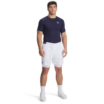 Under Armour Mens UA HG Armour Comp SS, short-sleeved sports t-shirt for men, comfortable and lightweight gym clothes for workouts