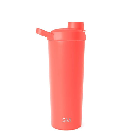 Simple Modern Stainless Steel Shaker Bottle with Ball 24oz | Metal Insulated Cup for Protein Mixes, Shakes and Pre Workout | Rally Collection | Honolulu