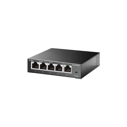 TP-Link TL-SG105S | 5 Port Gigabit Ethernet Switch | Desktop/Wall-Mount | Plug & Play | Fanless | Sturdy Metal | 3 Year Manufacturer Warranty | 802.1p/DSCP QoS & IGMP Snooping | Compact Design