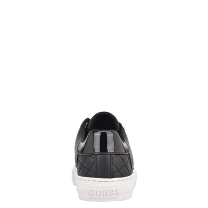GUESS Women's Loven Sneaker, Black Multi, 5.5 UK