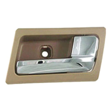 TRQ Parchment/Chrome Inner Door Handle Pair